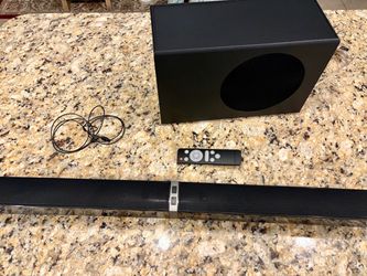 30” sound bar + 8” subwoofer