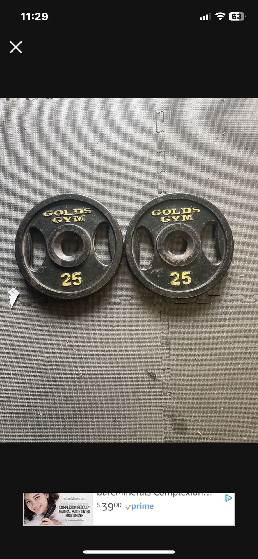 Olympic Weight Plates. 40 Dollars