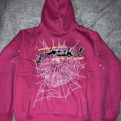 Pink Spider Hoodie