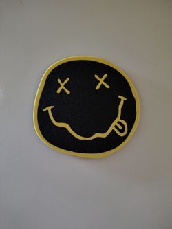 Nirvana Smiley Logo Magnet