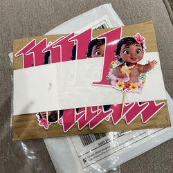 Moana Cupcake Toppers