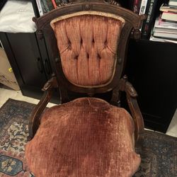 Circa 1850 Antique Side Chair. Near Perfect Condition.