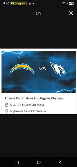 Chargers vs Cardinals