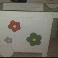 Wheel Barrow Kids Toy Box