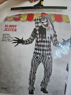 Spirit Halloween Jester costume size M