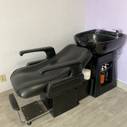 Professional Salon Shampoo Bowl & Chair