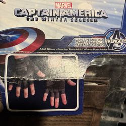 Captain America Gloves Size 14+