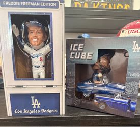 Ice Cube & Freddie Bobbleheads Together