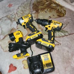 Dewalt 20v Brushless 3-pc Set Used Good. Everything Included. Firm Price🛑