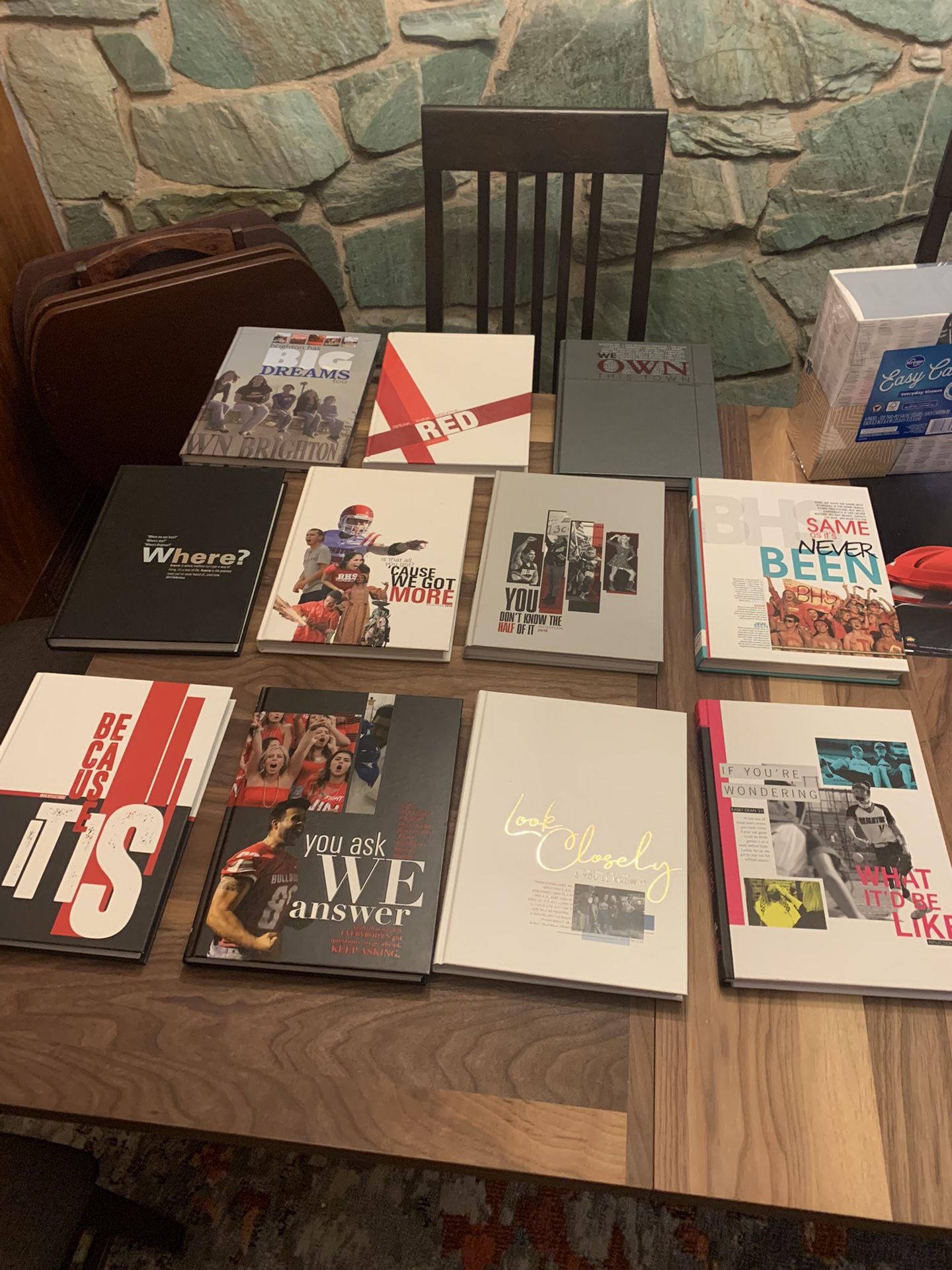 $35 Each Brighton High School Yearbooks 2011-2021