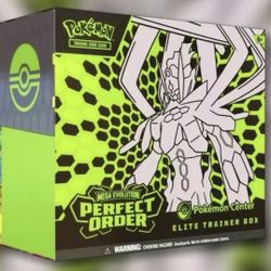 Perfect Order pokemon center etb (TRADE ONLY)