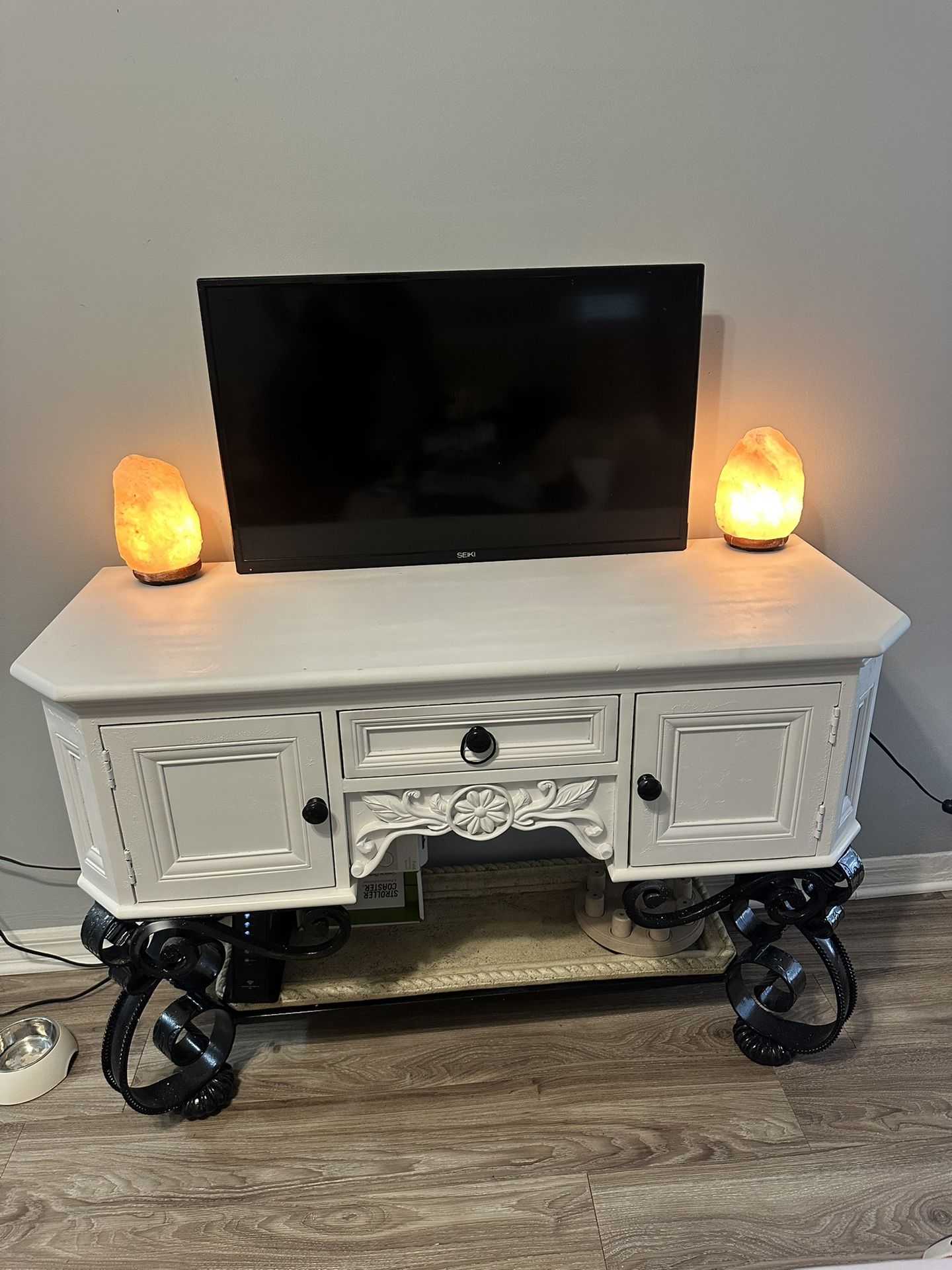 TV stand, an accent console table, or even a vanity with the addition of a mirror.
