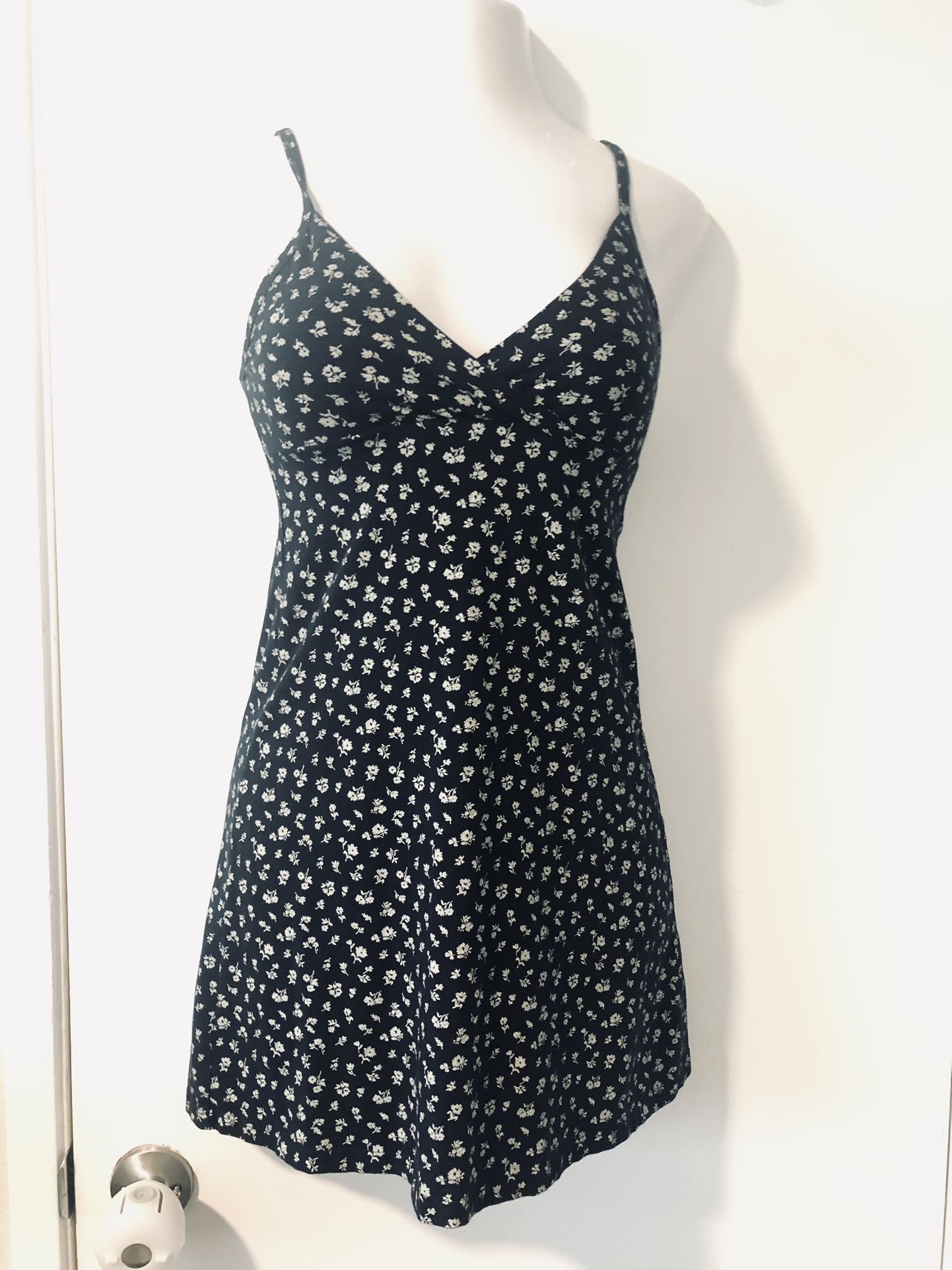 Size Small Black Floral Dress 