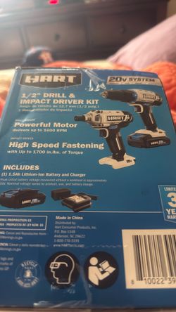 Half Inch Drill, Impact Driver kit