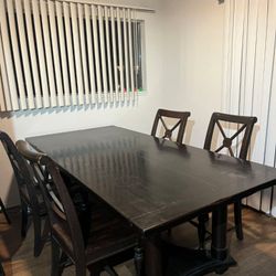 Solid Wood Dining Table 