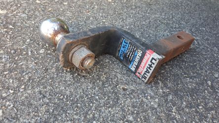 Light-Duty Tow Drawbar Trailer Towing Hitch 2" Ball Mount for 1-1/4" Receiver Shank,  3-1/4 Rise or 2-5/8" Drop