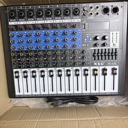 8 & 10 Channel Mixer New with bluetooth