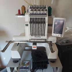 Embroidery Machine And Heat Press