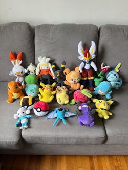 Assorted Pokémon Plushies