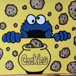 Cookie Monster Painting