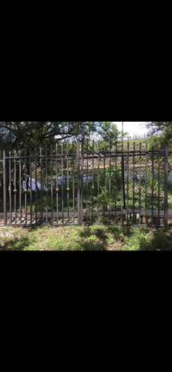 Aluminum Double Gate 12’.