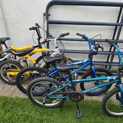 Bikes (4) Bmx 20" Bikrs