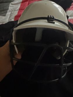 Baseball helmet with face shield