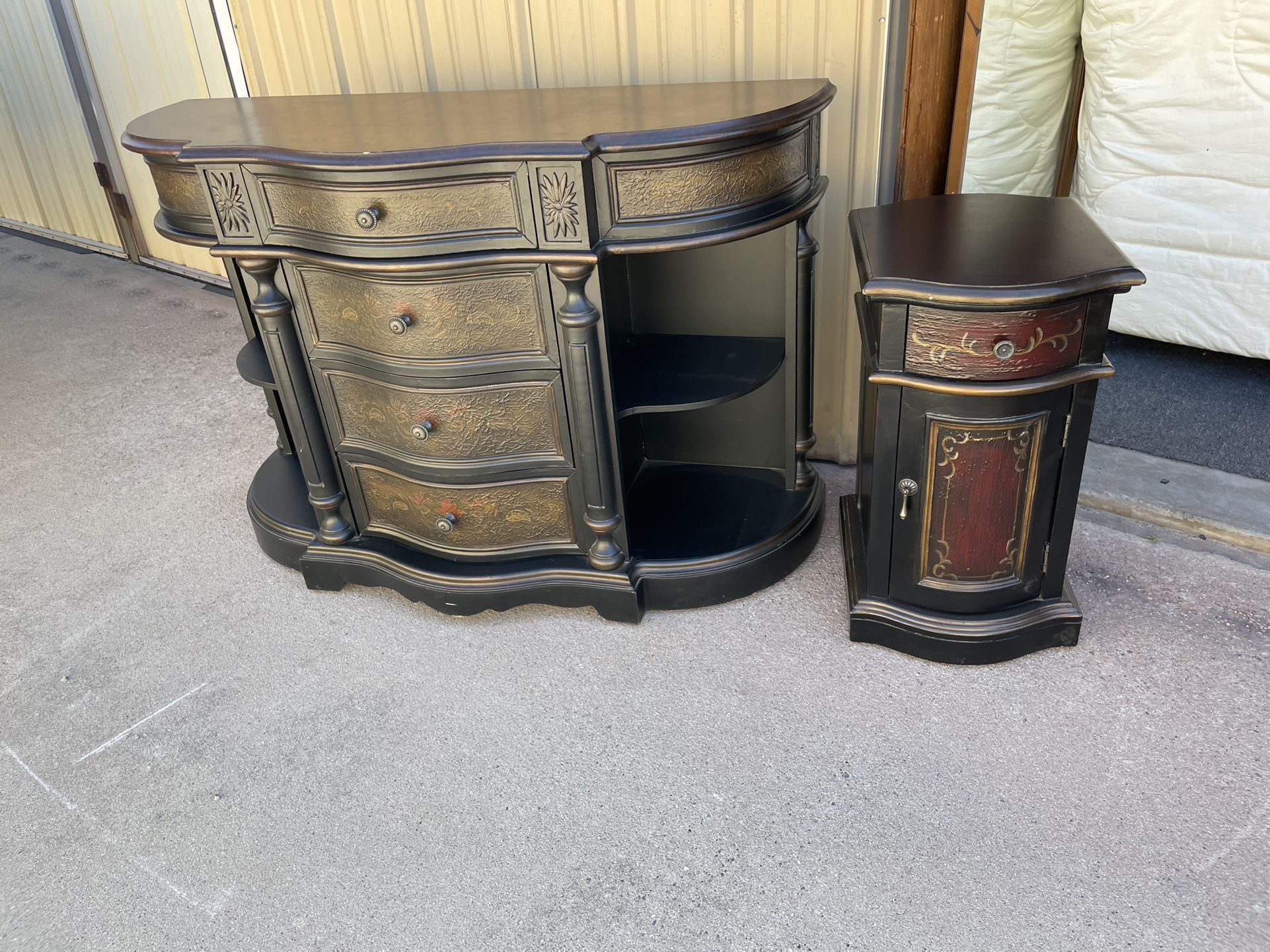 Beautiful Buffet Console Table And Nightstand 