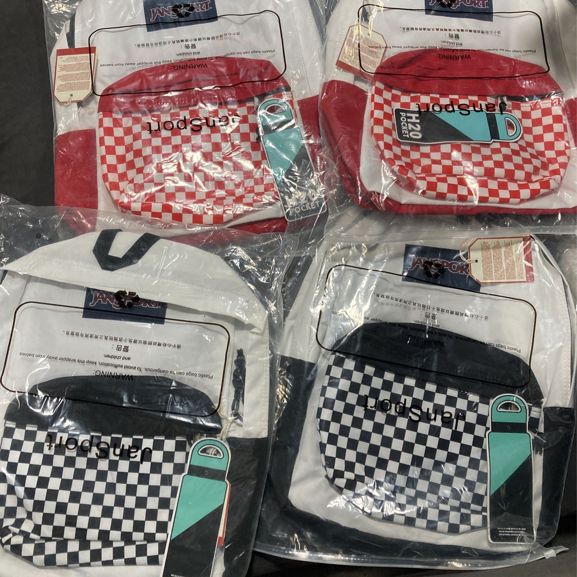Jansport backpacks checkerboard