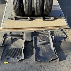 Toyota tires and wheels floor mats running boards