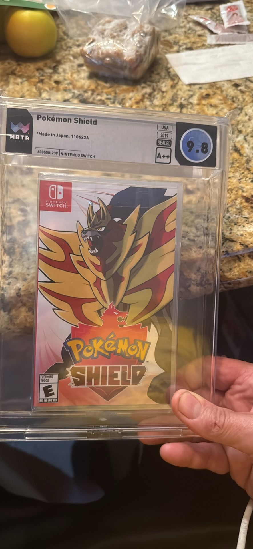 Nintendo Switch Pokémon Shield Graded Wata 9.8 A++