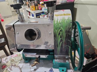 Manual Sugar Cane Juicer, Commercial Sugar Cane Press Stainless Steel 2.5" Inlet