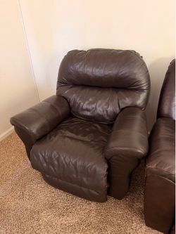 Electric leather recliner