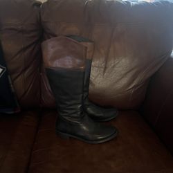 ALDO Two-Tone Riding Boots Size 39/US Women’s 8.5