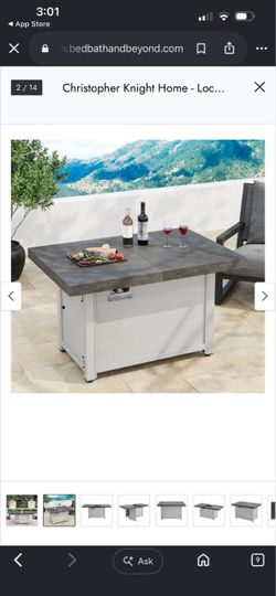 Christopher Knight Home Outdoor Fire Pit Table