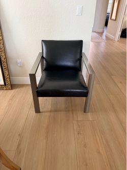 Italian leather chair