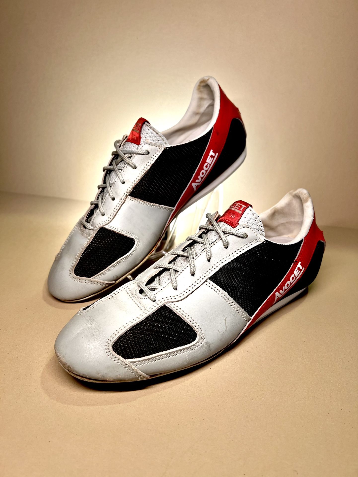 VTG 1980s Men's Avocet Cycling Cycle Racing Tour Shoes Size 9.5 Model 30 (SKU3)