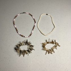 Shell Bracelets & Necklaces 