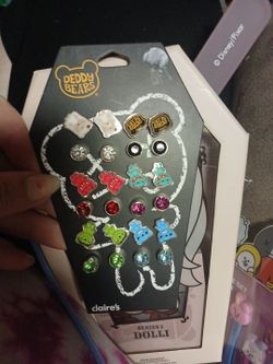 Claire's Deddy Bears Stud Earrings Set Series 2 Dolli