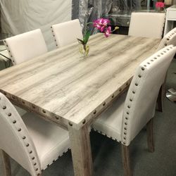 Dining Table X 6 Chairs