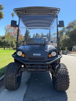 E-Z-GO Lifted Golf Cart