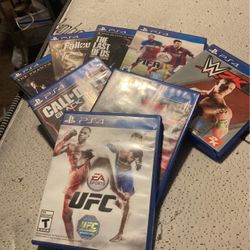 PS4 Games 7 Dollars Each Or All For 30