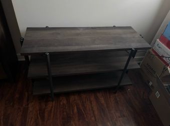 Wood and Metal TV Stand