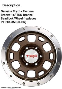 Toyota rims