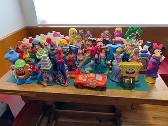 Cartoon shampoo bottles