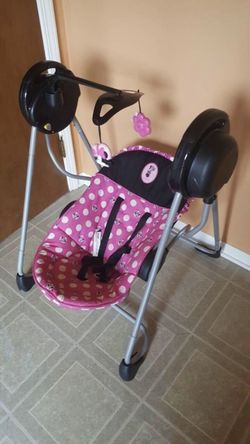Disney Minnie mouse sway n play baby musical swing for Sale in Shelby charter Township MI OfferUp