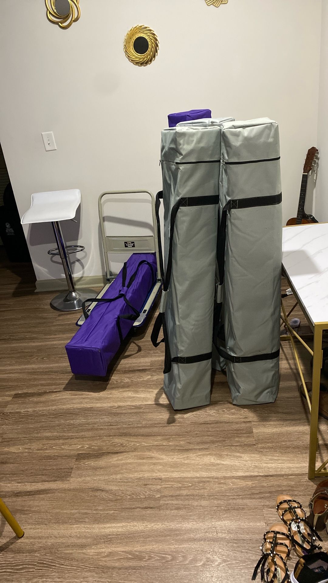 Booth Popup Durable, Strong, King Queen, Royalty, Purple, 10x10 Pop-Up Tent or Light Gray (white) 100 Each Weatherproof strong guaranteed 10 x 10 e
