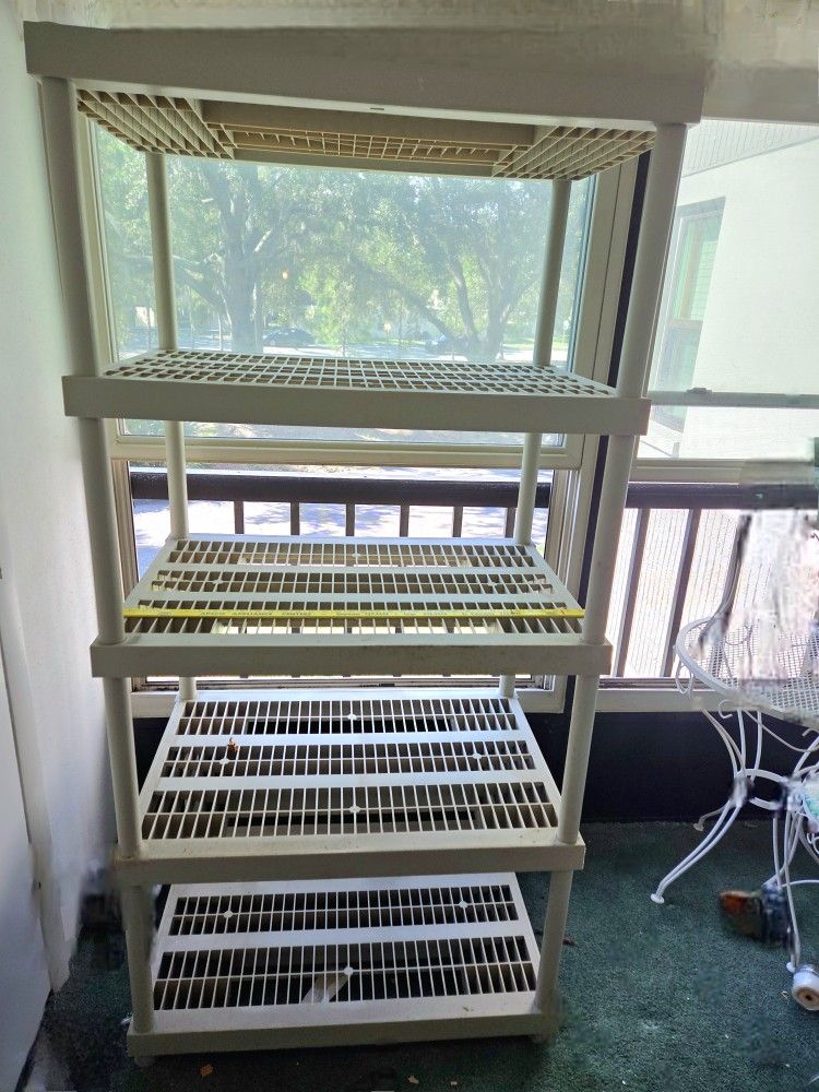 KETER 5-Tier Utility Shelf In *GREAT CONDITION!* 6'H x 3'W x 24"D