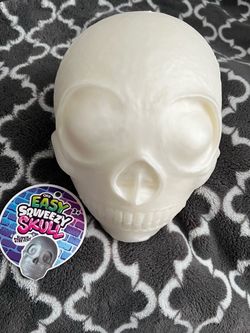 ORB Easy Squeeze Skull Squishy Toy