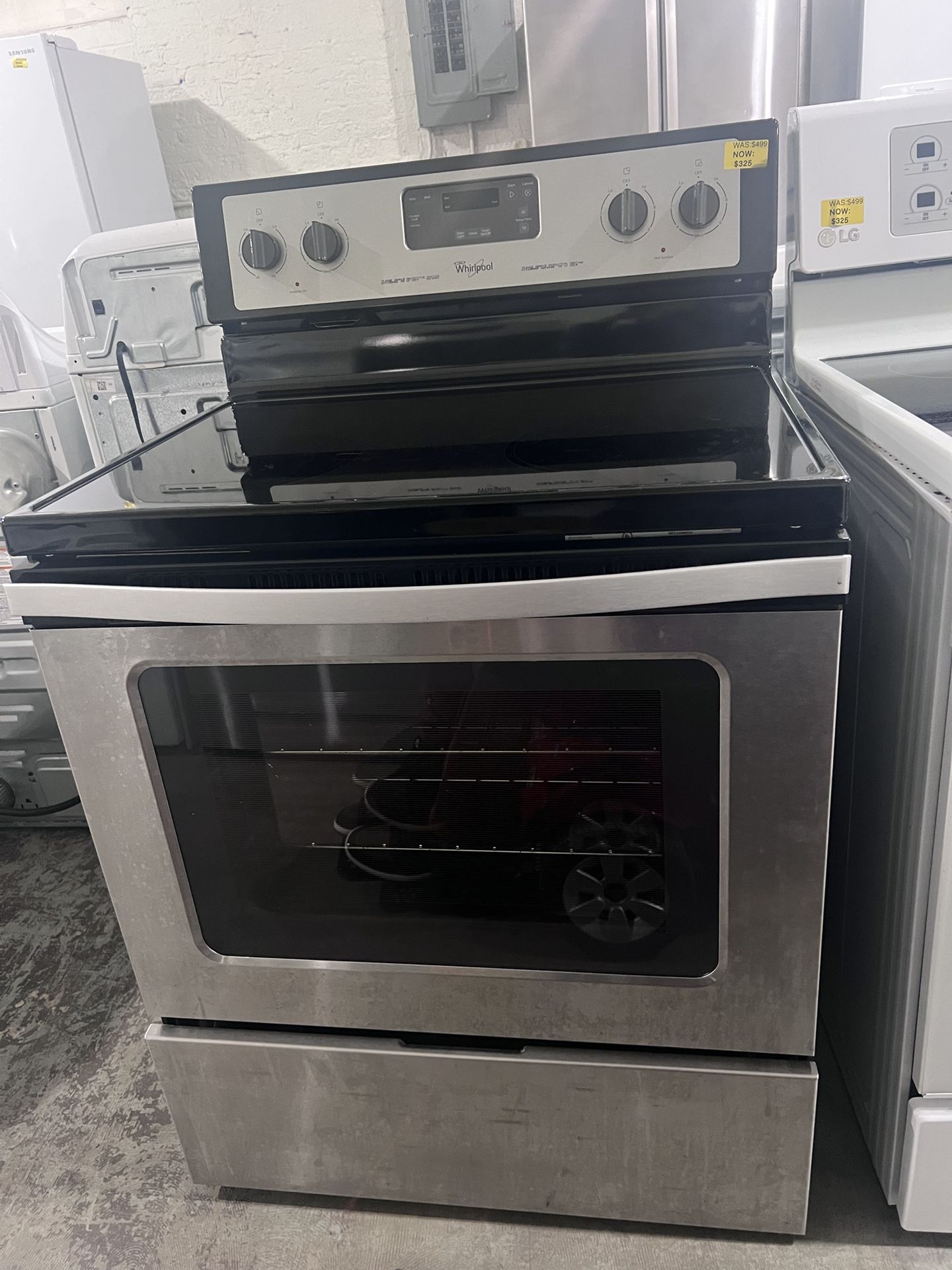 Whirlpool Glass Top Stove